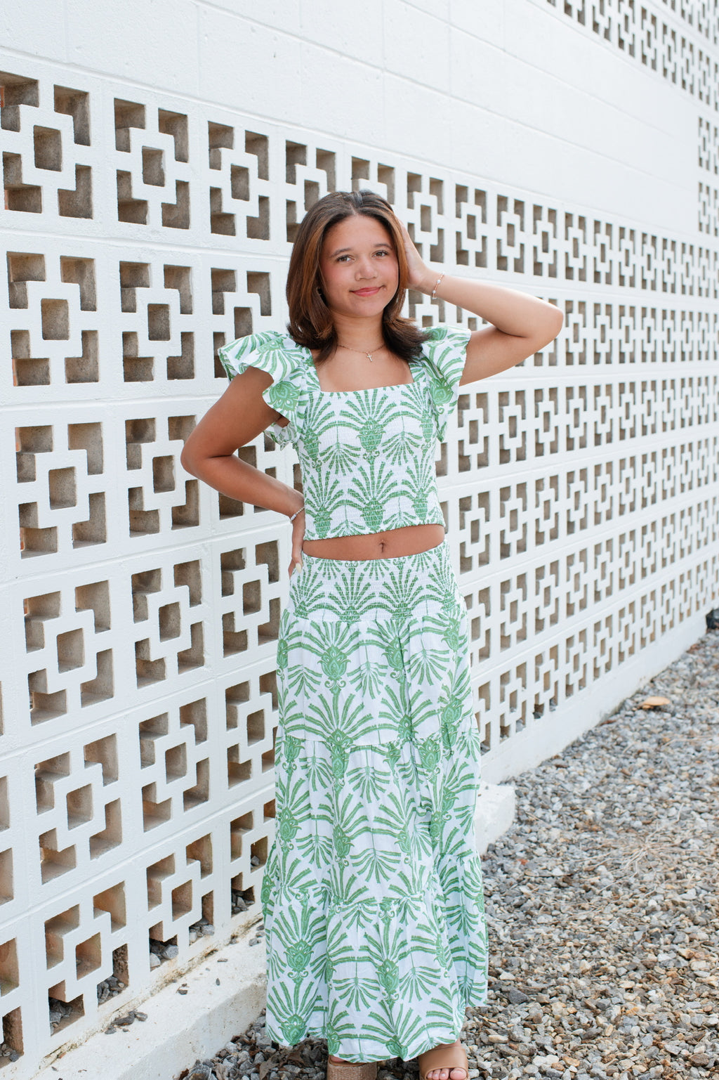 Deco Palm Set Top