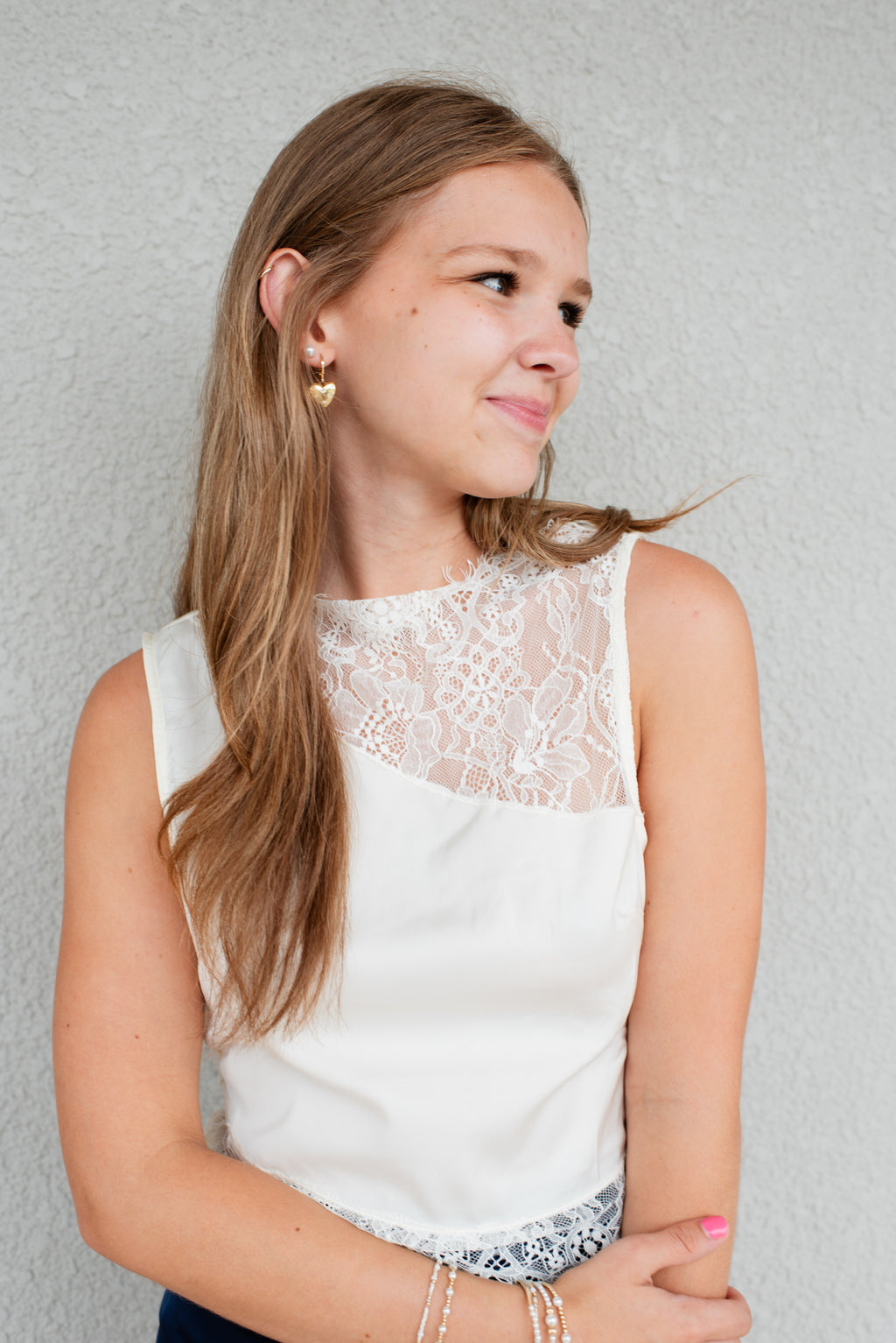 Letting Go Lace Tank