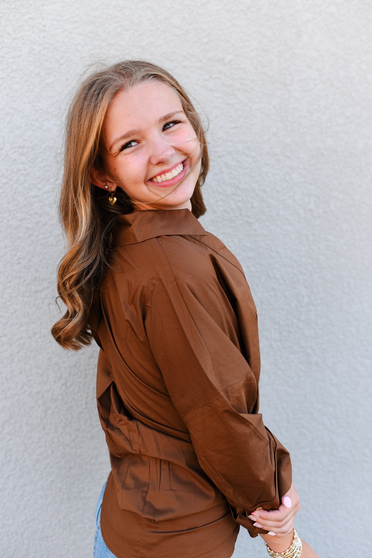 Atlas Button Down Top