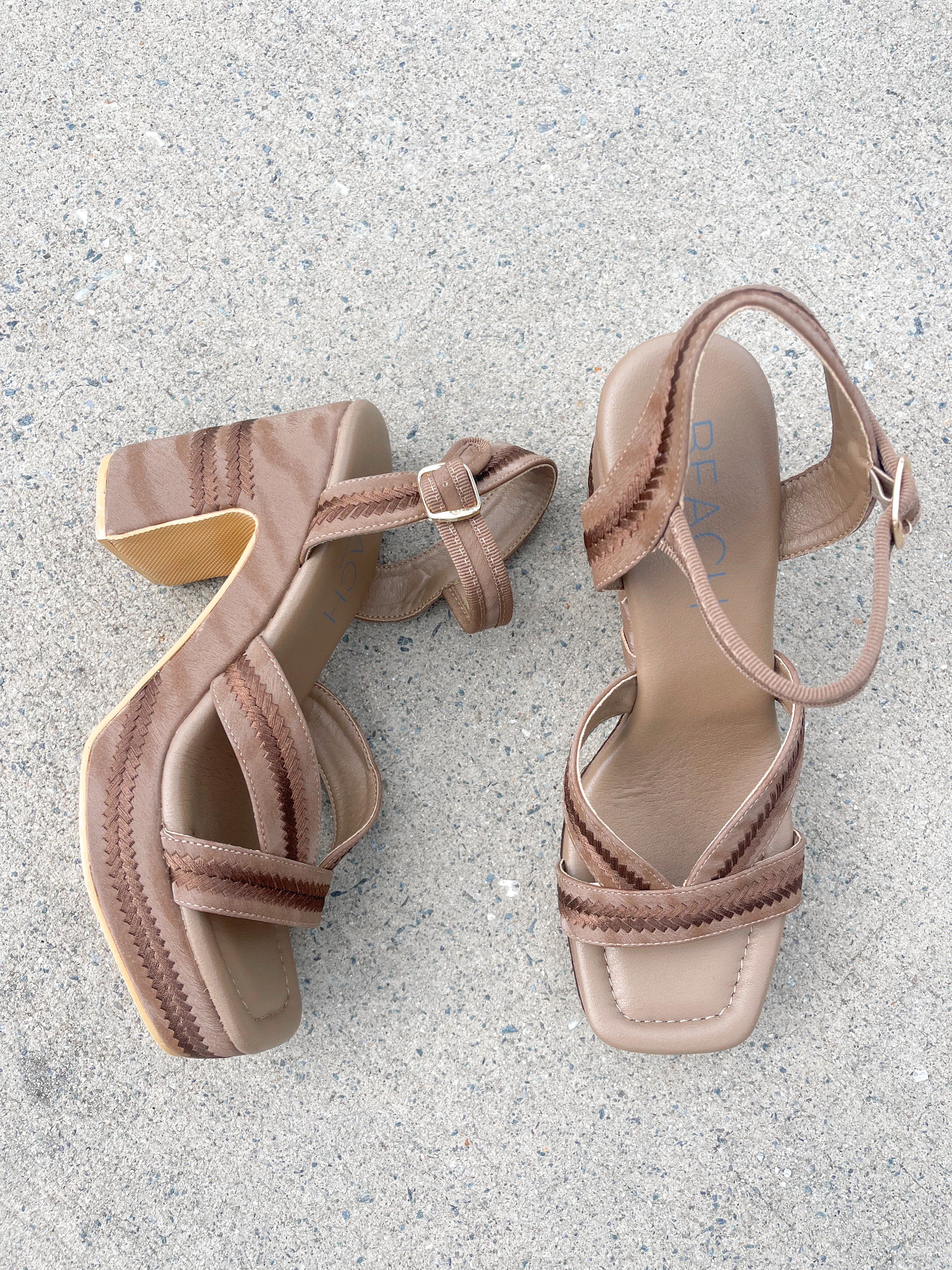 Adelaide Brown Heel