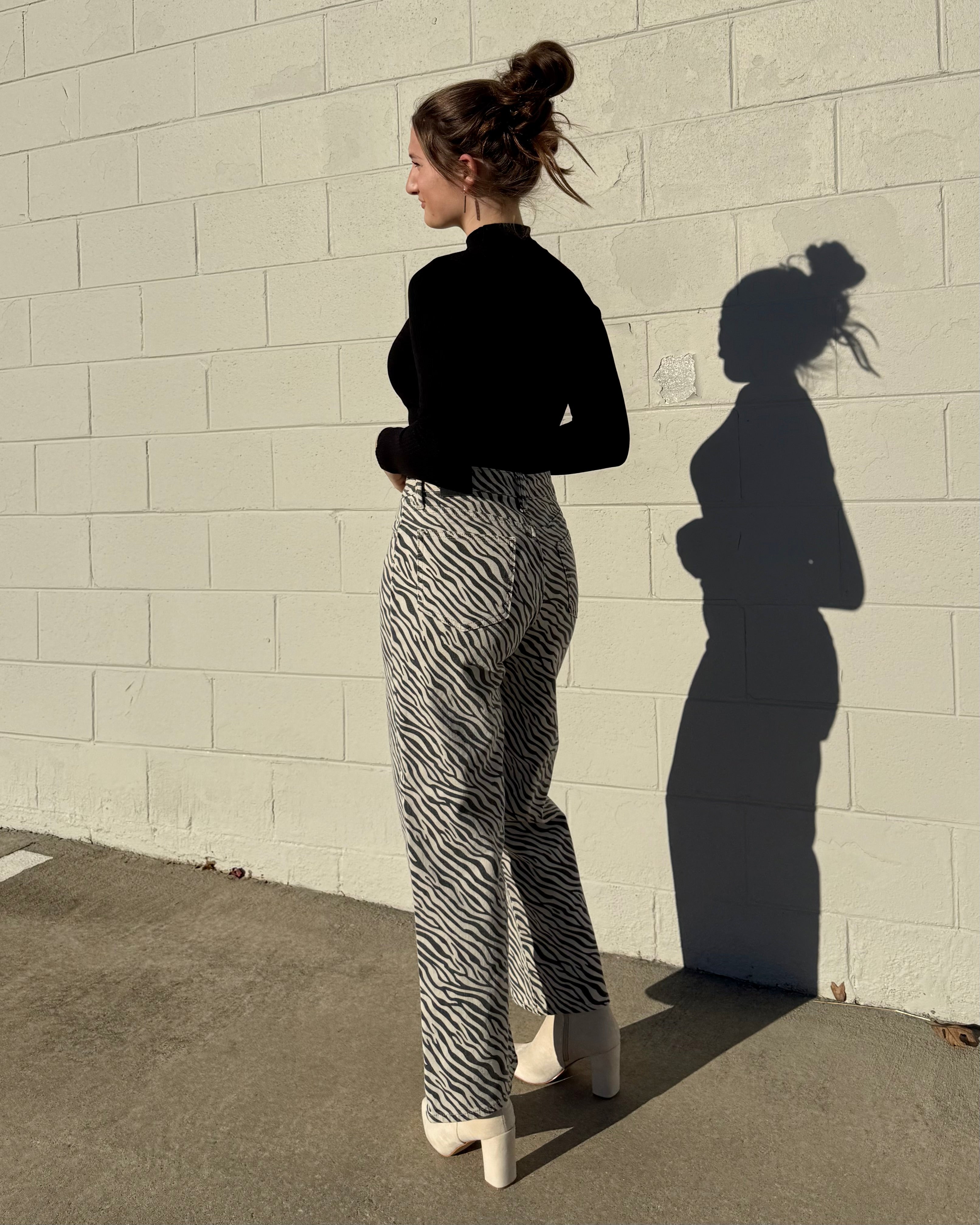 Isabeau Zebra Jeans