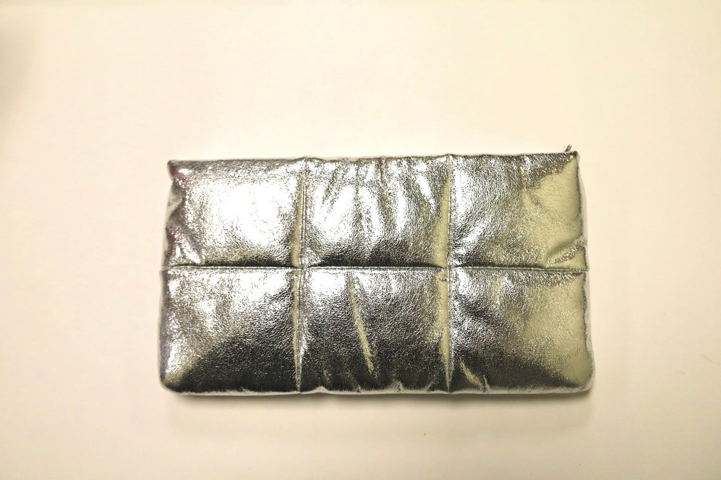 Metallic Puff Clutch