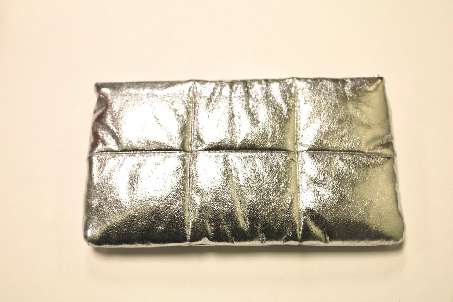 Metallic Puff Clutch