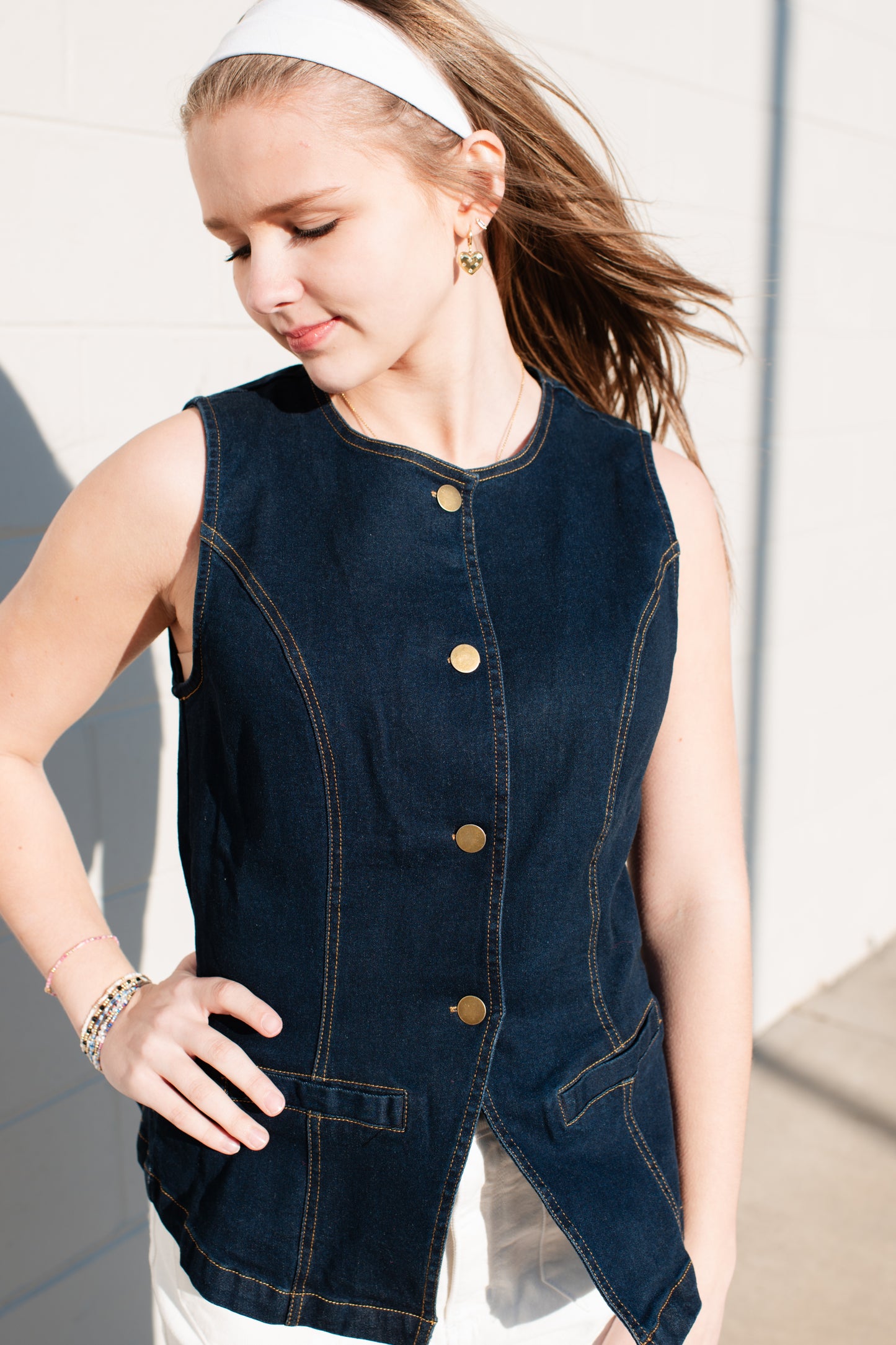 Susan Denim Vest