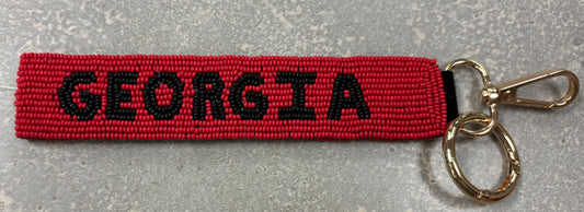 Georgia Beaded Keychain