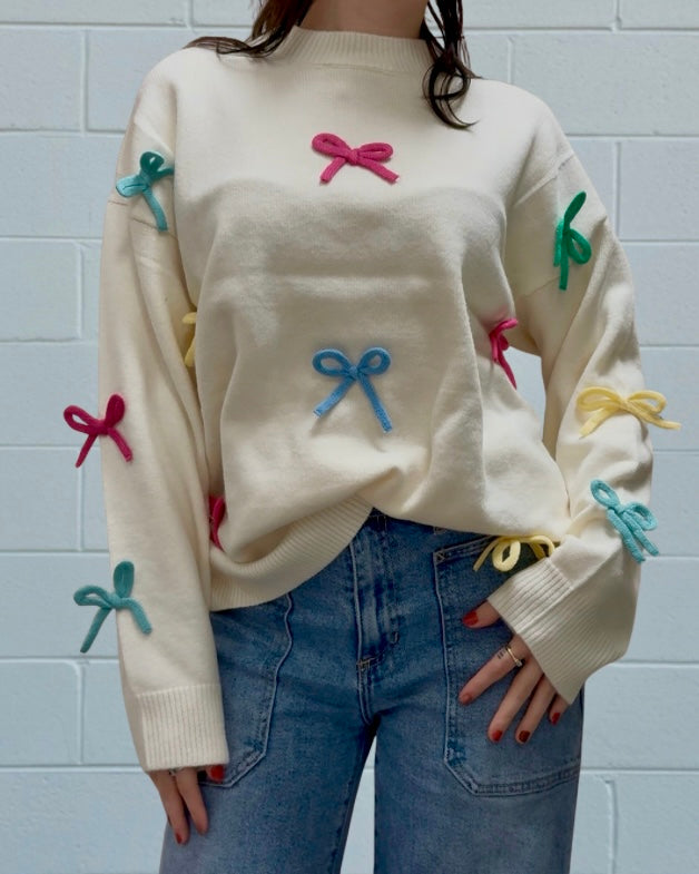 Claire Bow Sweater