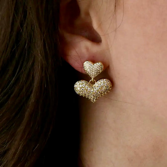 Double Love Earrings