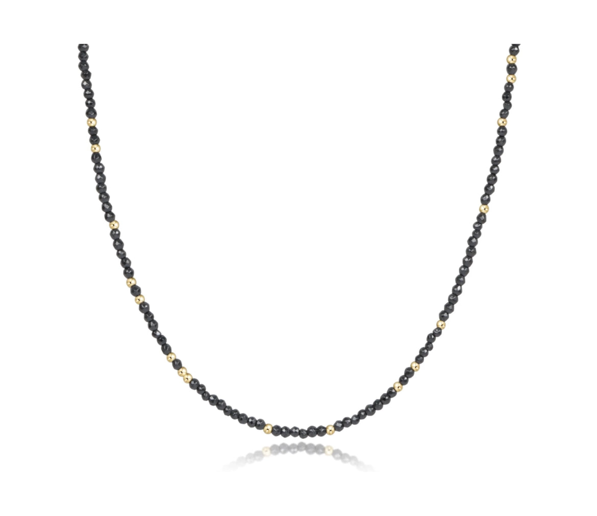 enewton Hope Unwritten Faceted Hematite Choker