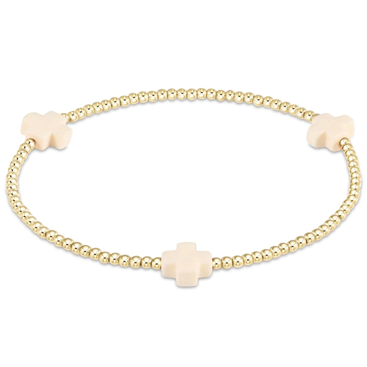 ENewton Signature Cross 2mm - Gold