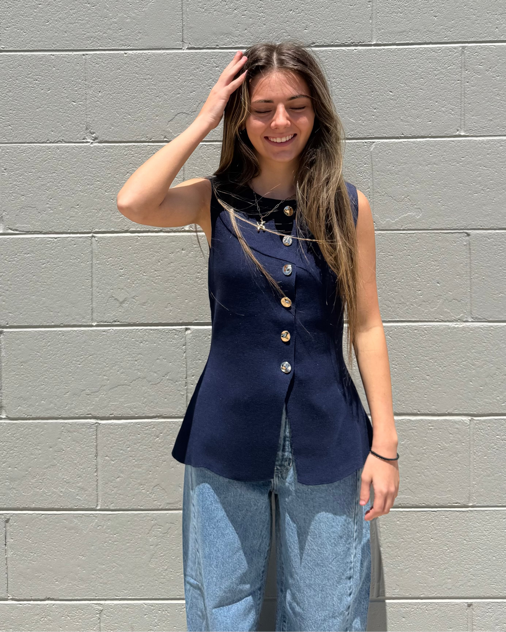 Odessa Vest Top