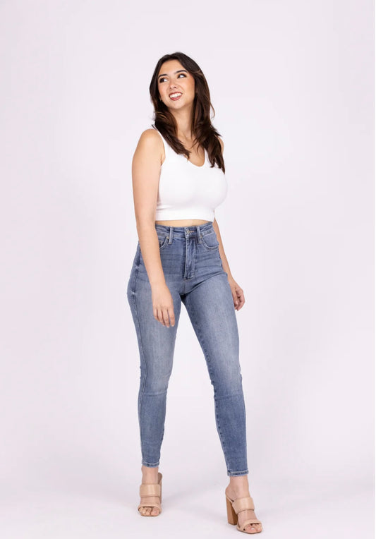 Judy Blue HW Tummy Control Skinny Jean