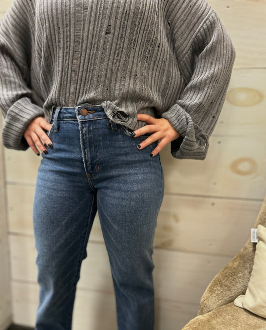 High-Rise Vintage Straight Jean