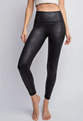 Faux Leather Full Length Leggings