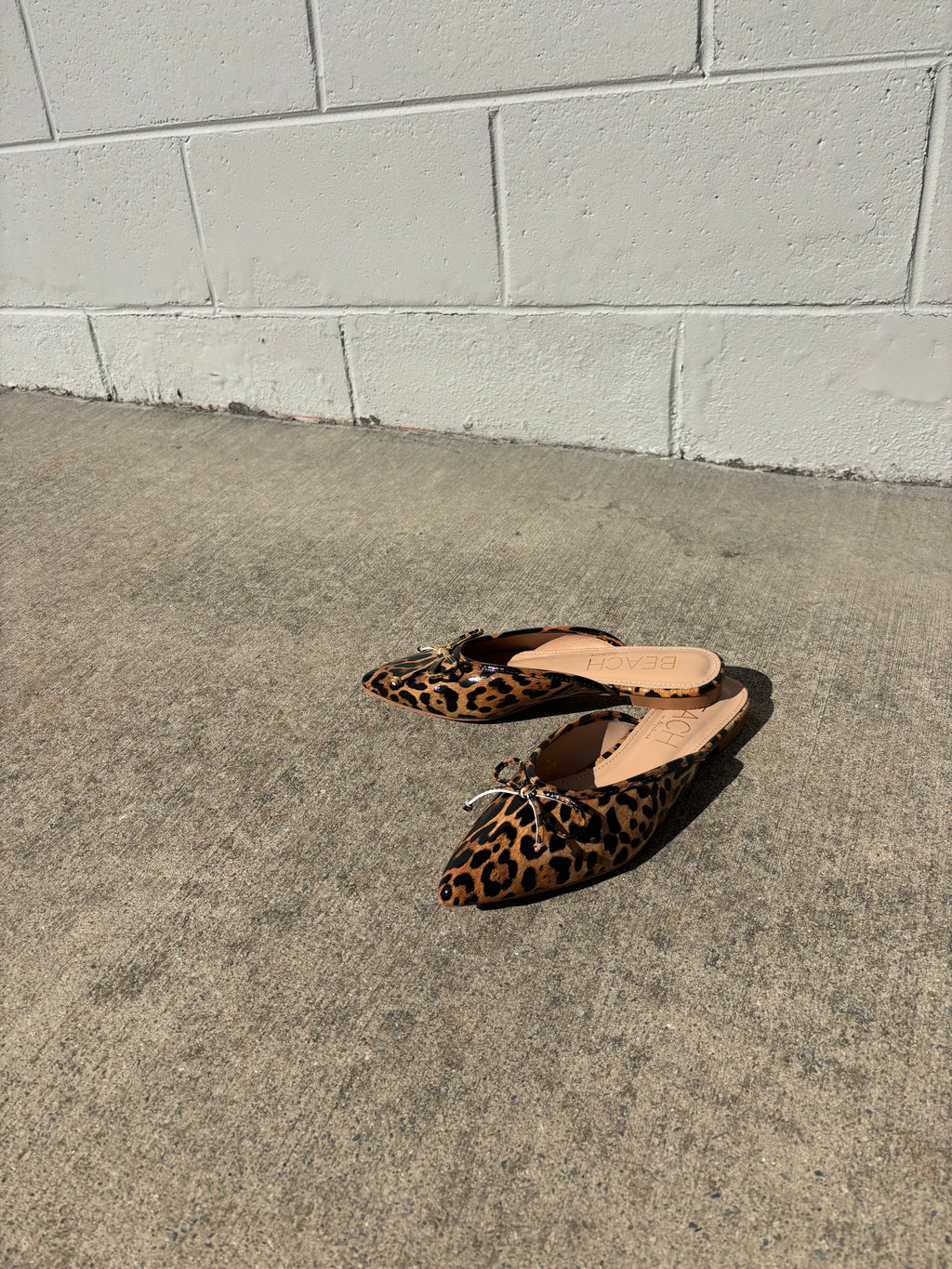 Reggie Leopard Mules