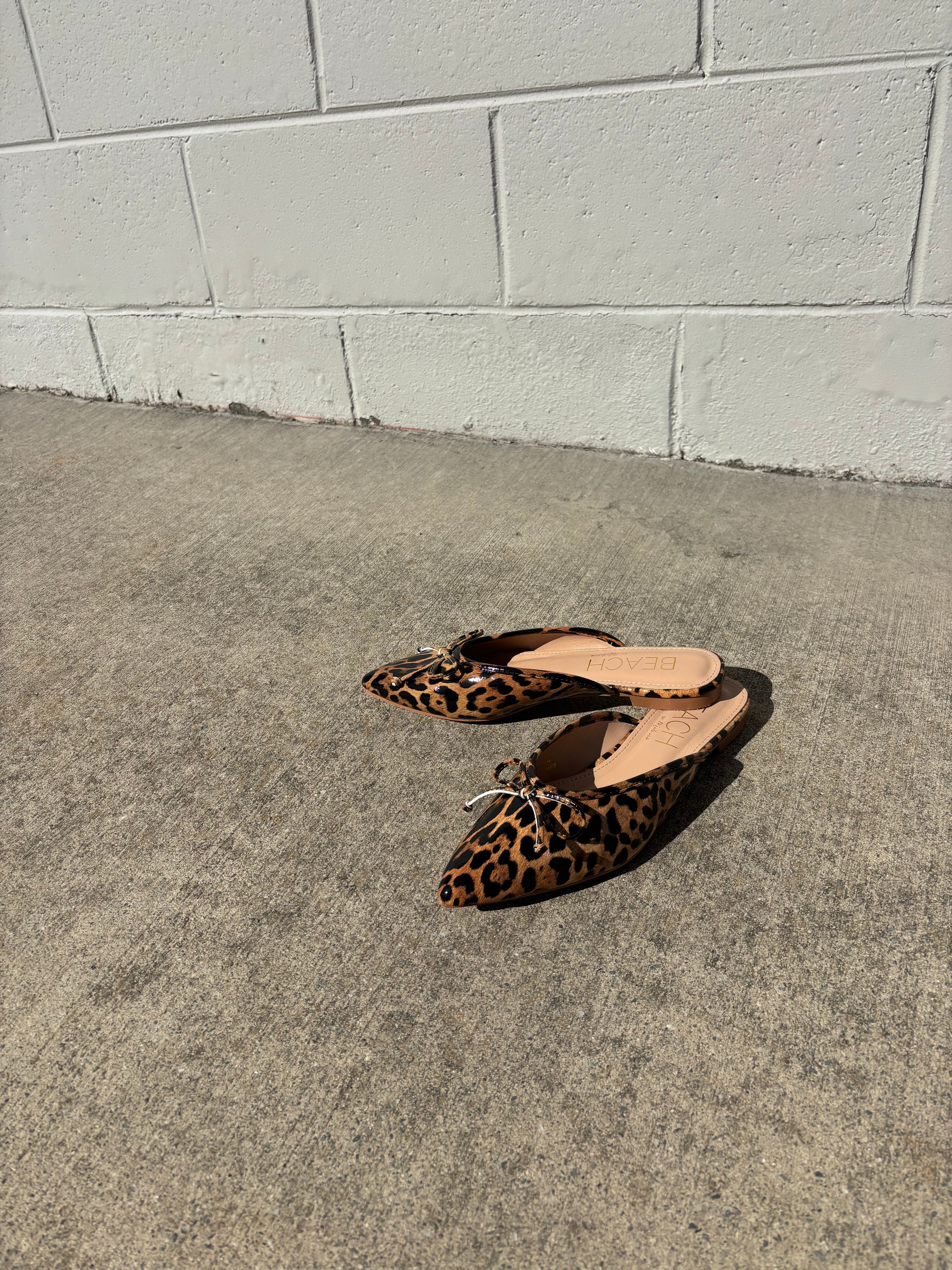 Reggie Leopard Mules