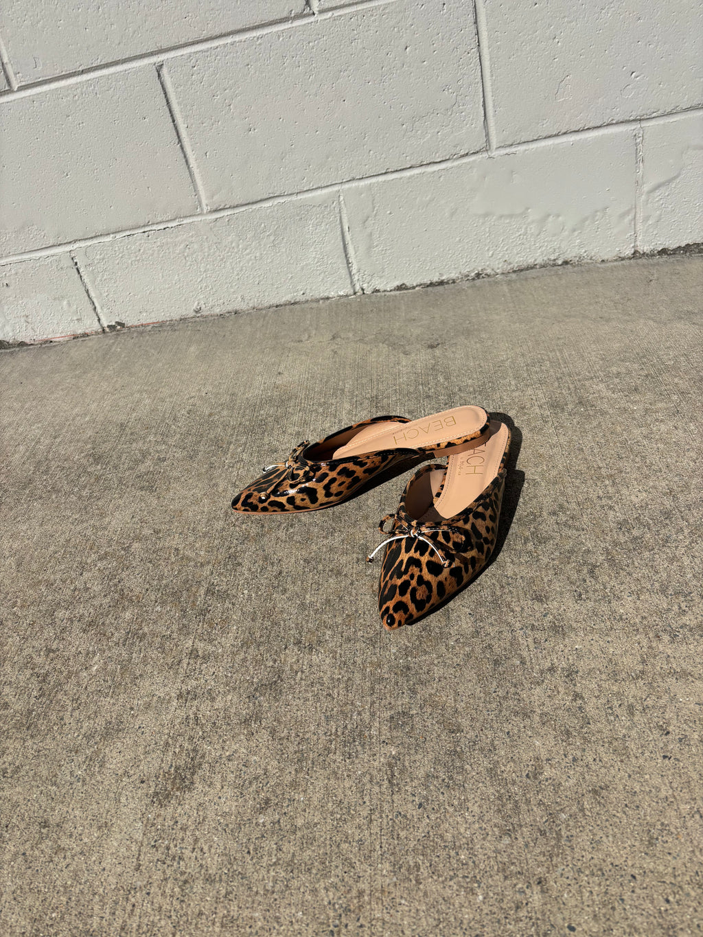 Reggie Leopard Mules