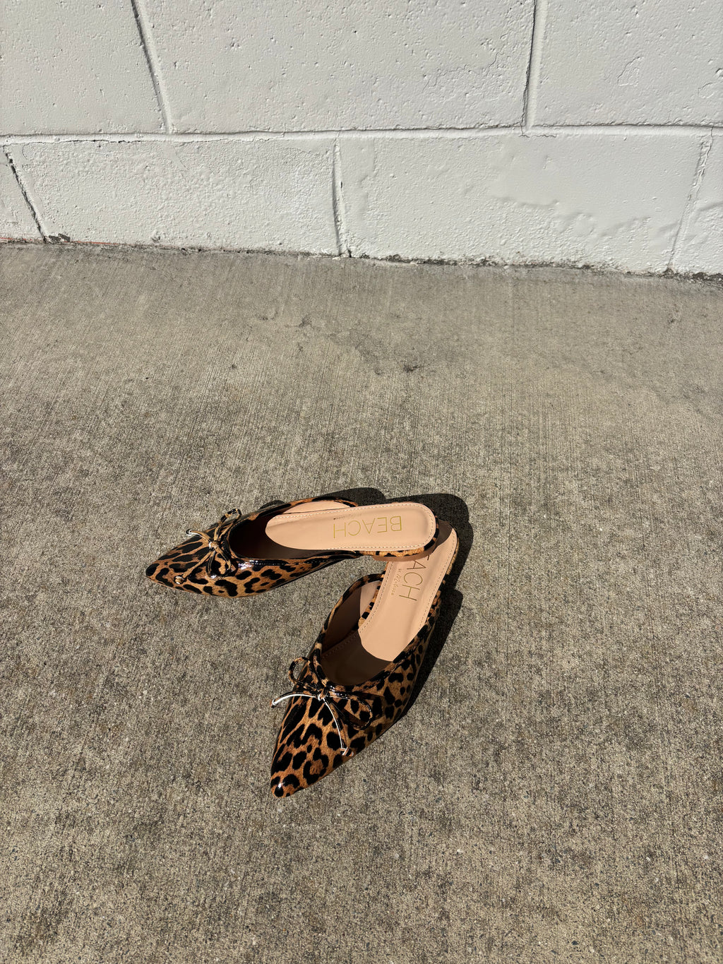 Reggie Leopard Mules