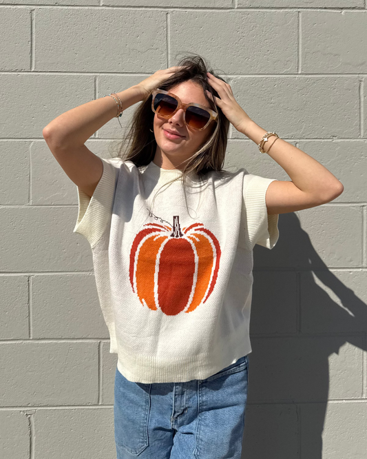 Erin Pumpkin Sweater