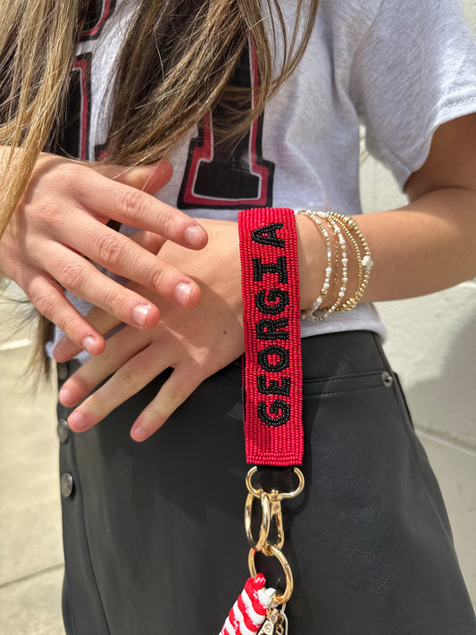 Georgia Beaded Wristlet