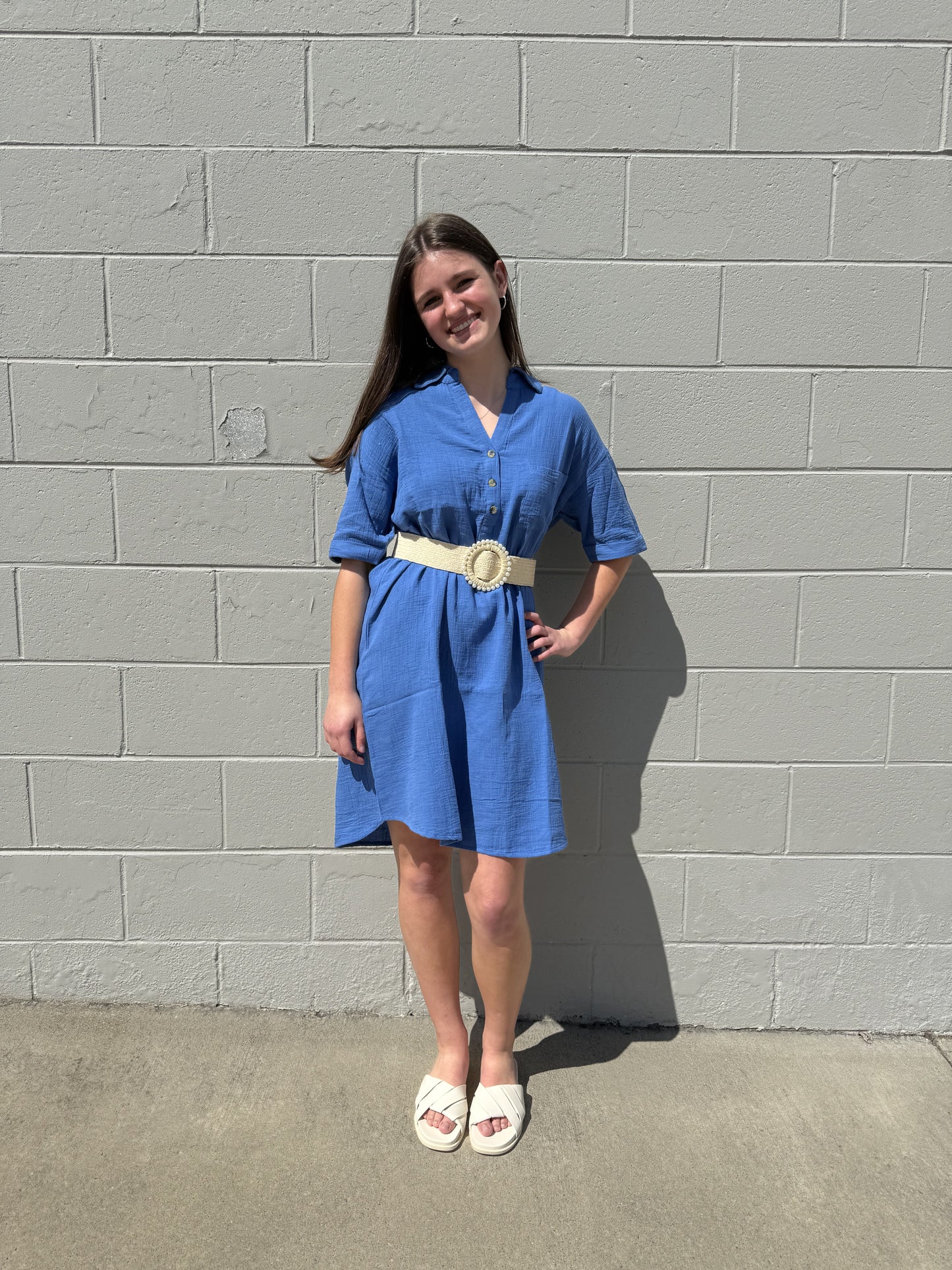 Nadia Collared Dress