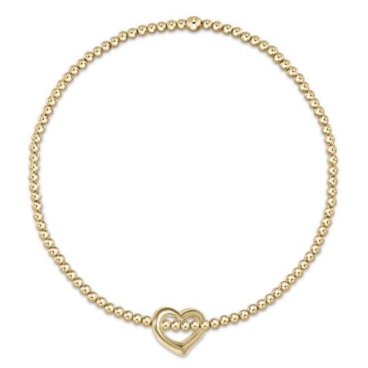 Classic Gold Bead Bracelet - Charm