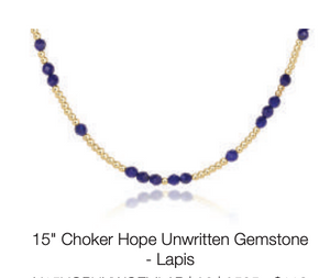 eNewton 16' Hope Unwritten Gemstone Choker