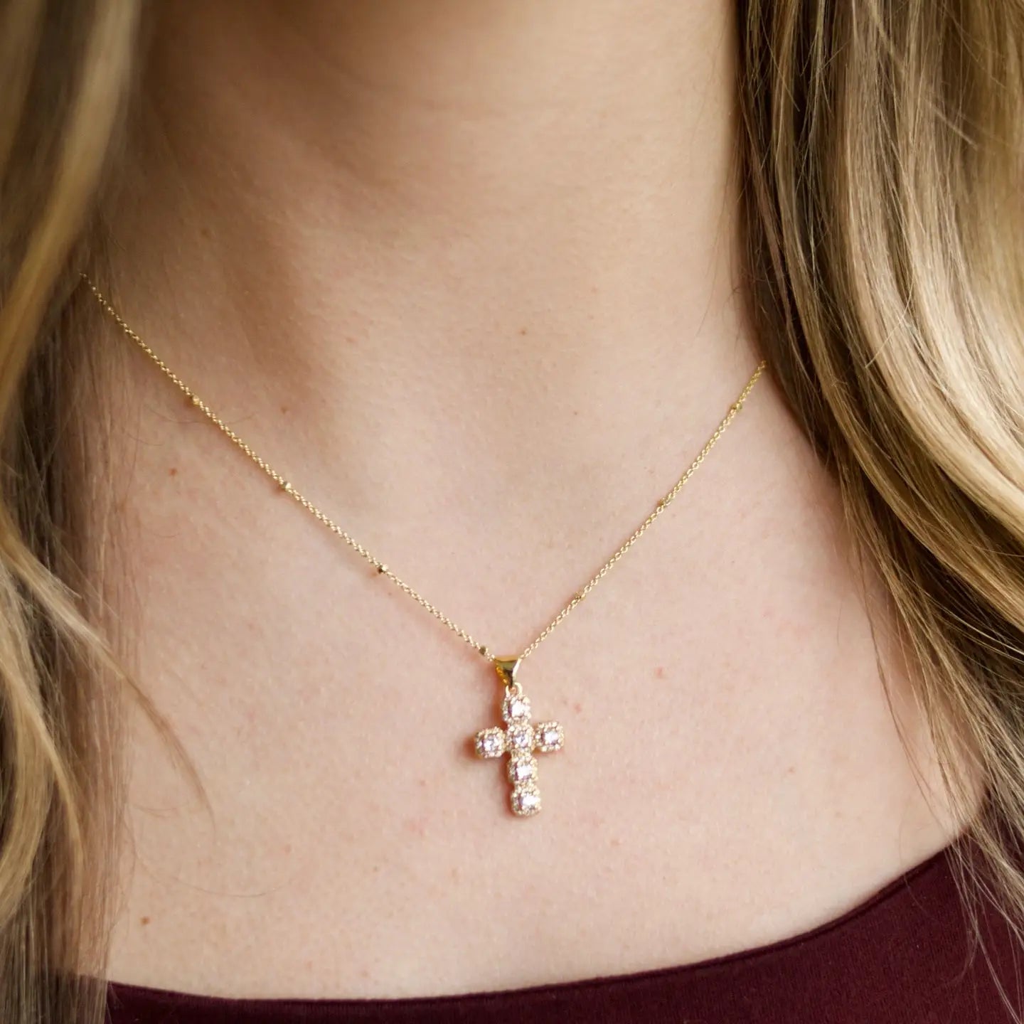 Golden Cross Necklace