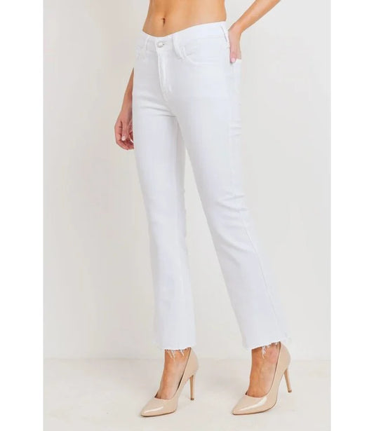 JBD Straight White Jeans