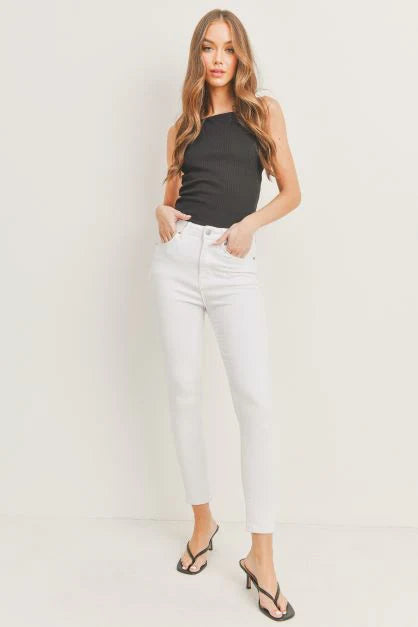 Just USA Clean Skinny White Jean