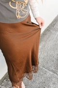Zenni Midi Skirt
