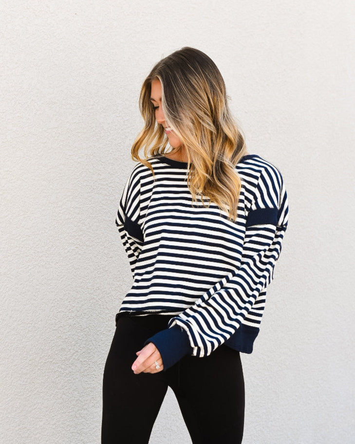 Cyndy Striped Top