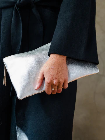 ABLE Marlow Leather Clutch