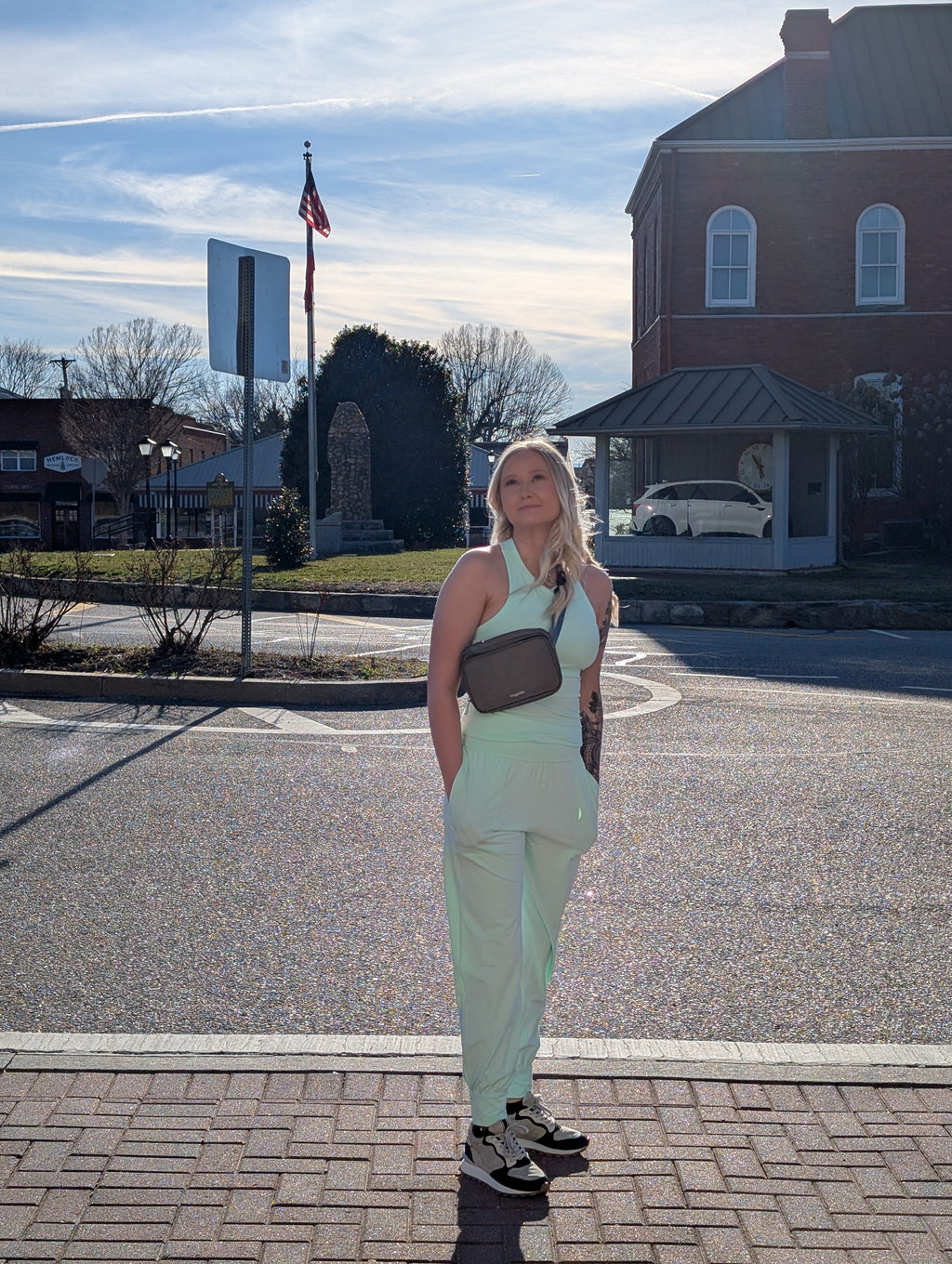 Mint Yoga Top