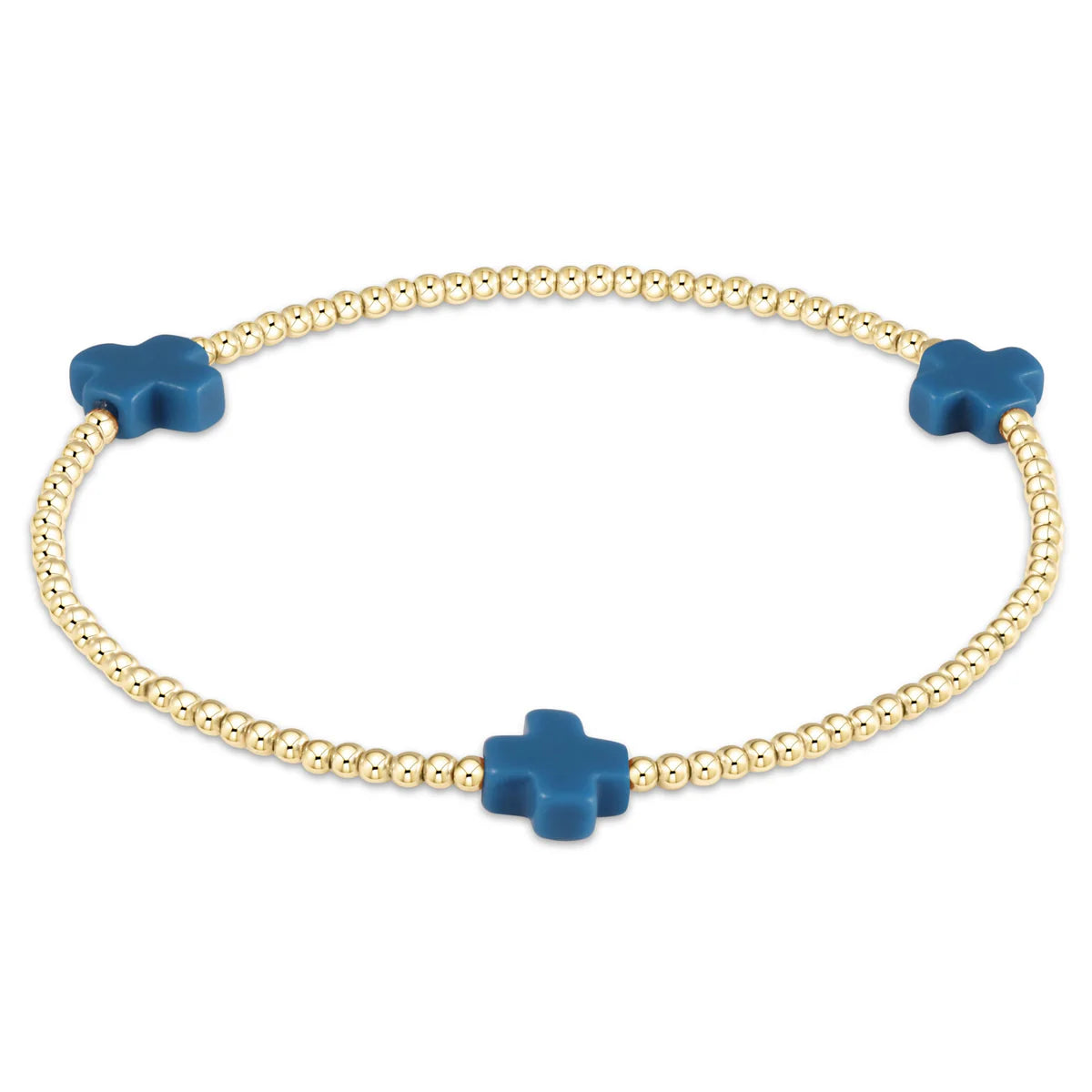 ENewton Signature Cross 2mm - Gold