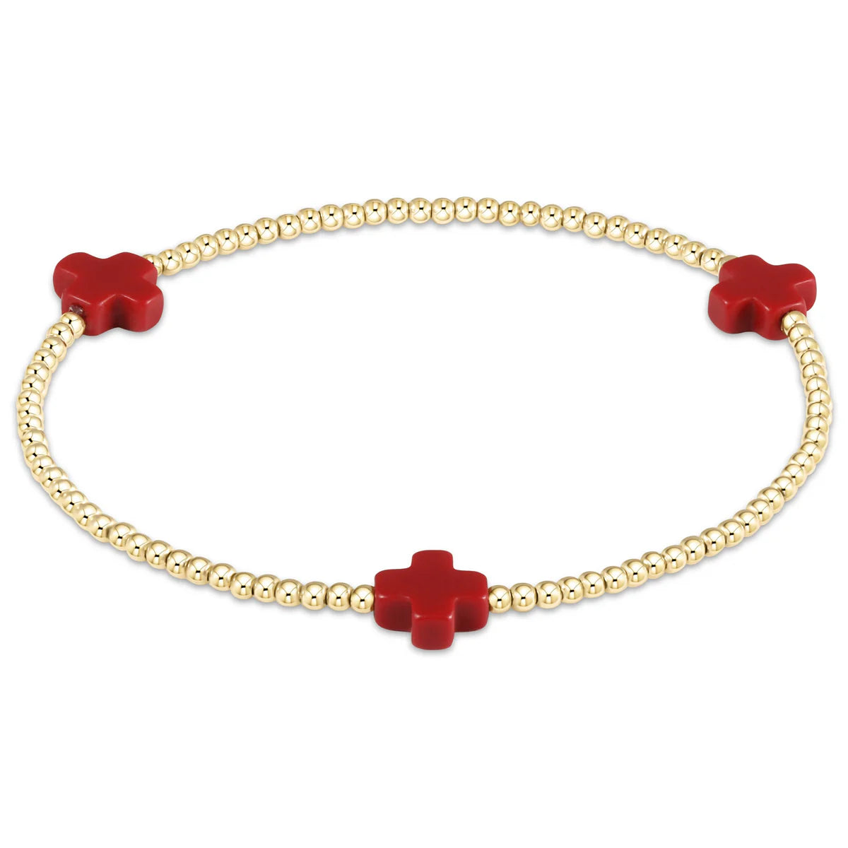 ENewton Signature Cross 2mm - Gold