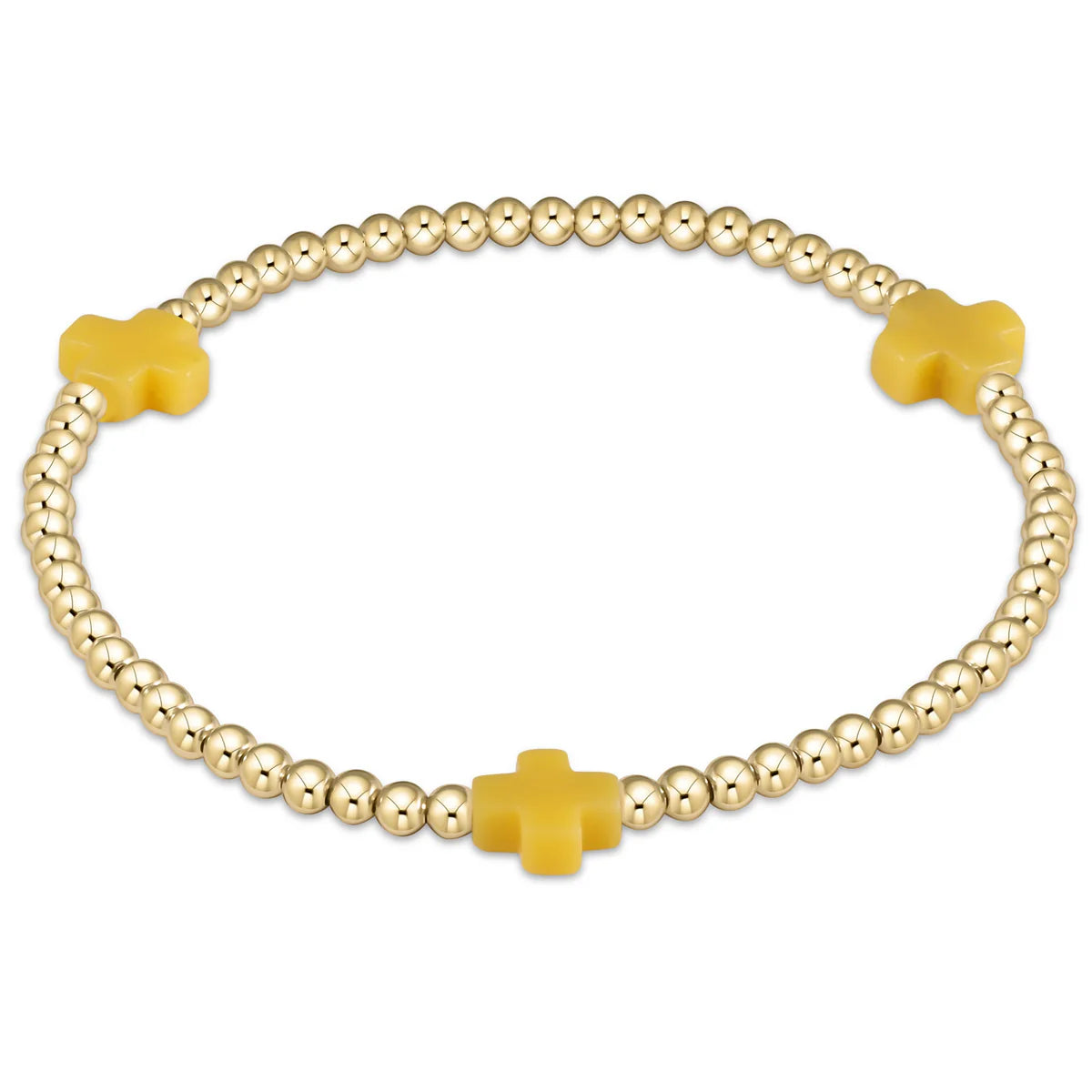 ENewton Signature Cross 3mm - Gold