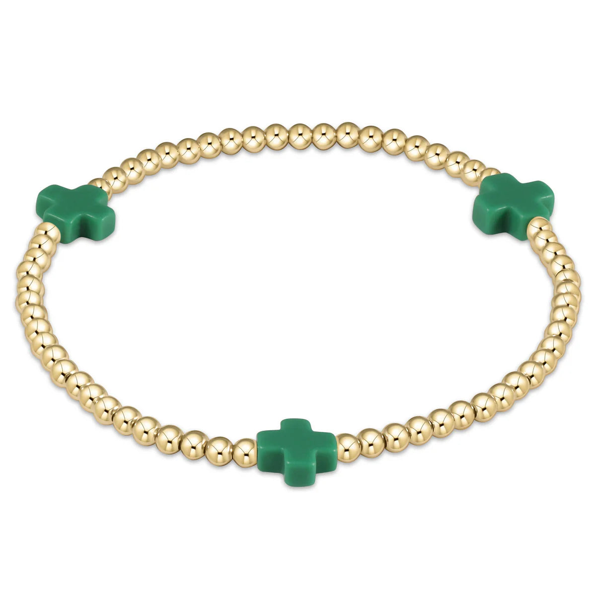 ENewton Signature Cross 3mm - Gold