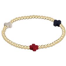 ENewton Signature Cross 3mm - Gold