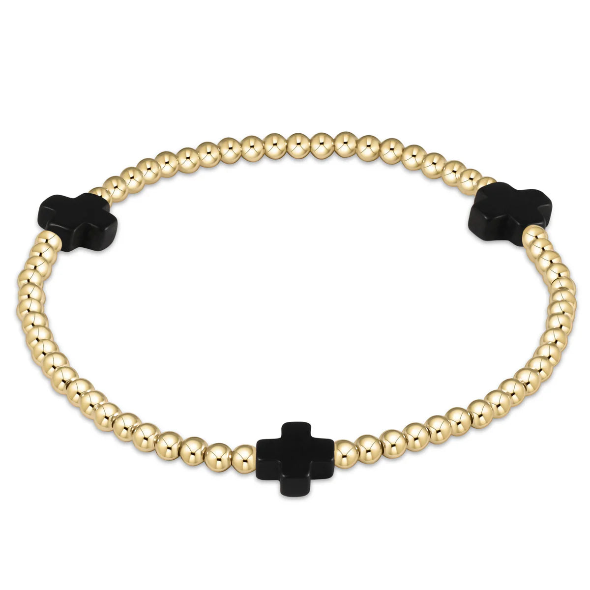 ENewton Signature Cross 3mm - Gold