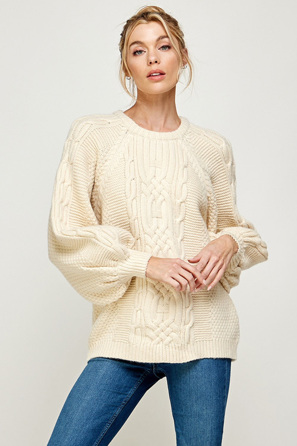 Kayleigh Cable Knit Sweater