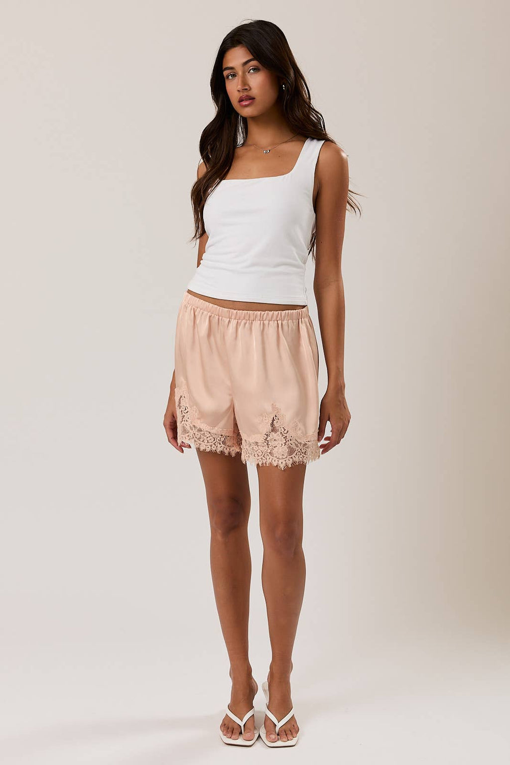 Marilyn Lace Trim Shorts