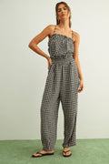 Emily Gingham Jumpsuit