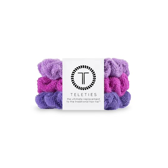 TELETIES Large Terry Cloth Scrunchies