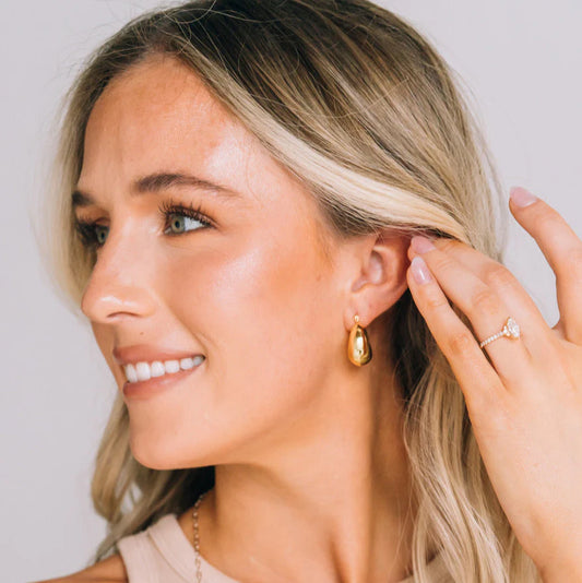 Basket Hoop Earrings