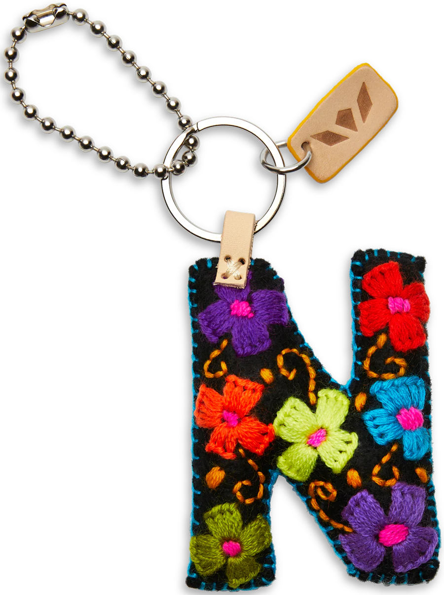 Consuela Black Felt Alphabet Charms