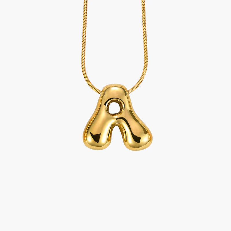 Bubble Letter Necklace