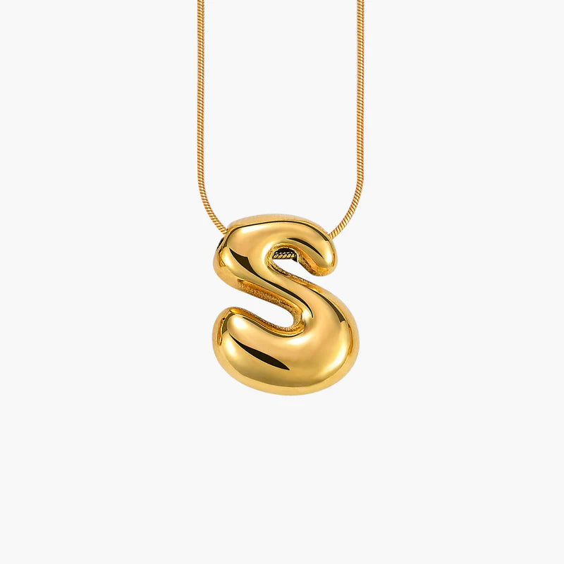 Bubble Letter Necklace