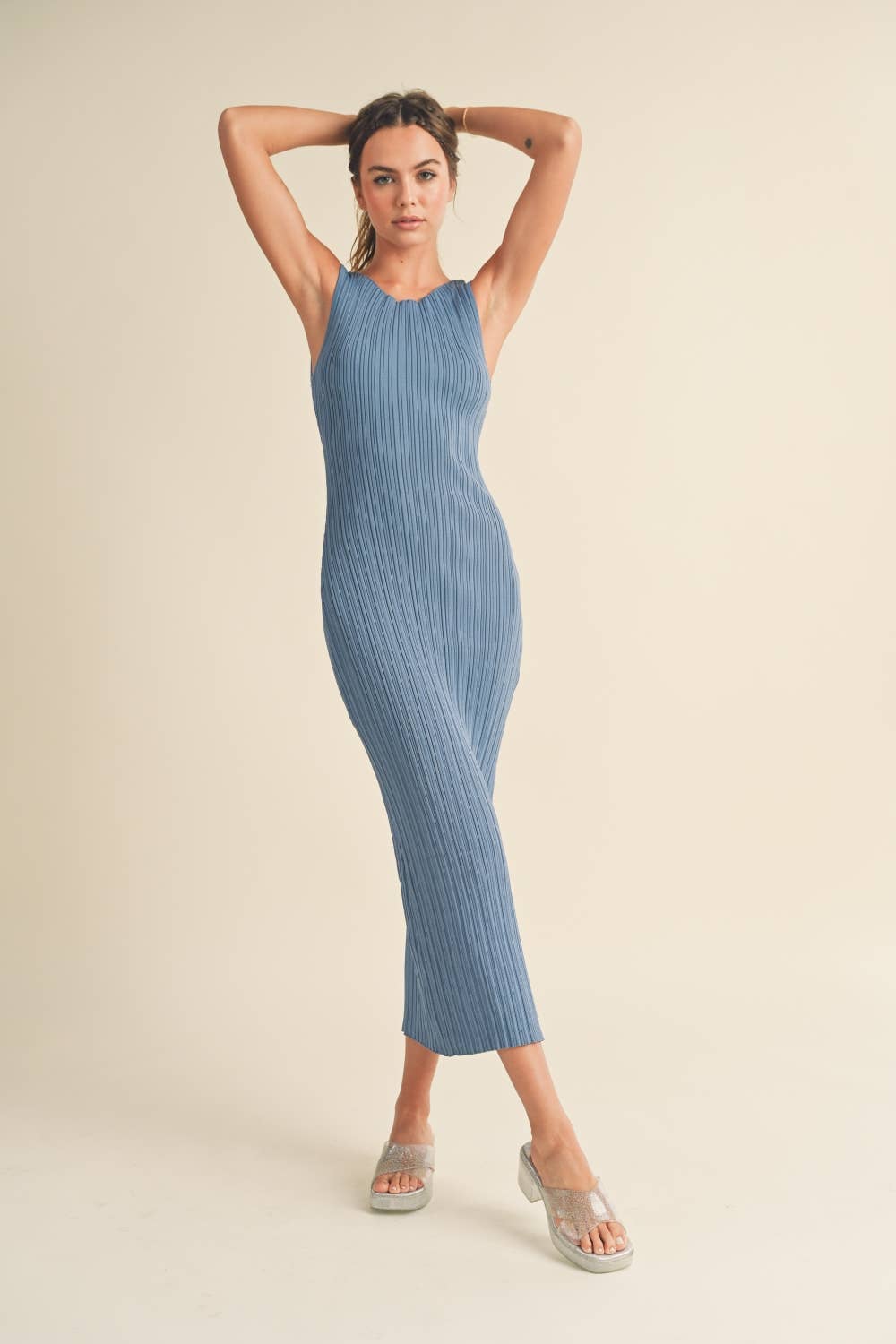 Baby Blues Knit Dress