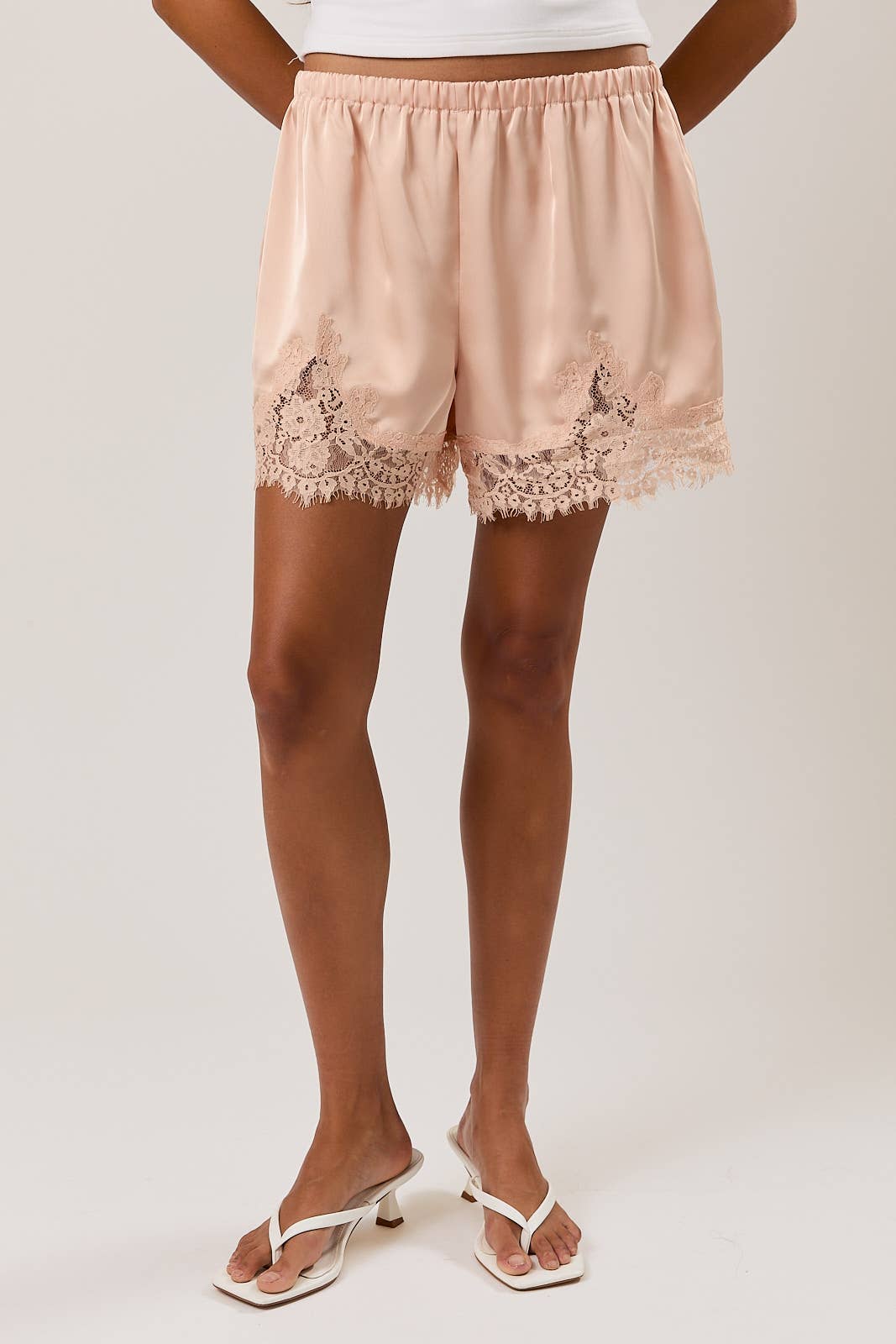Marilyn Lace Trim Shorts