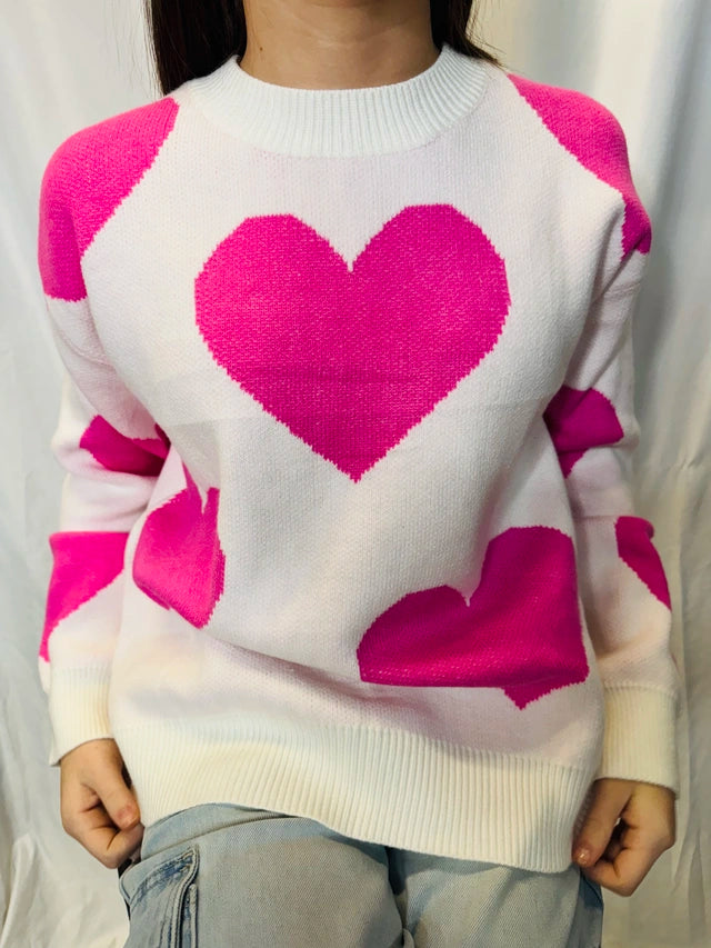 Bella Heart Sweater